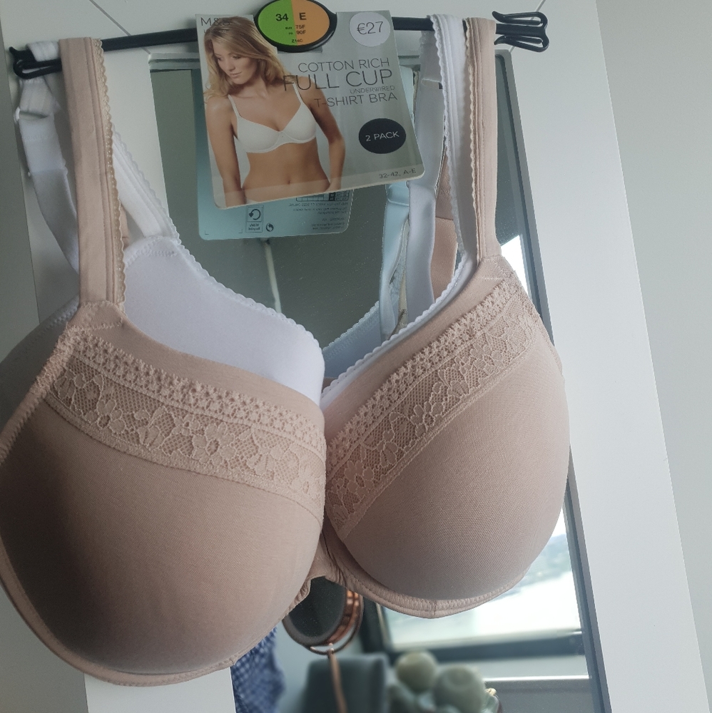 M&S Tshirt Bra 2 Pack NEW